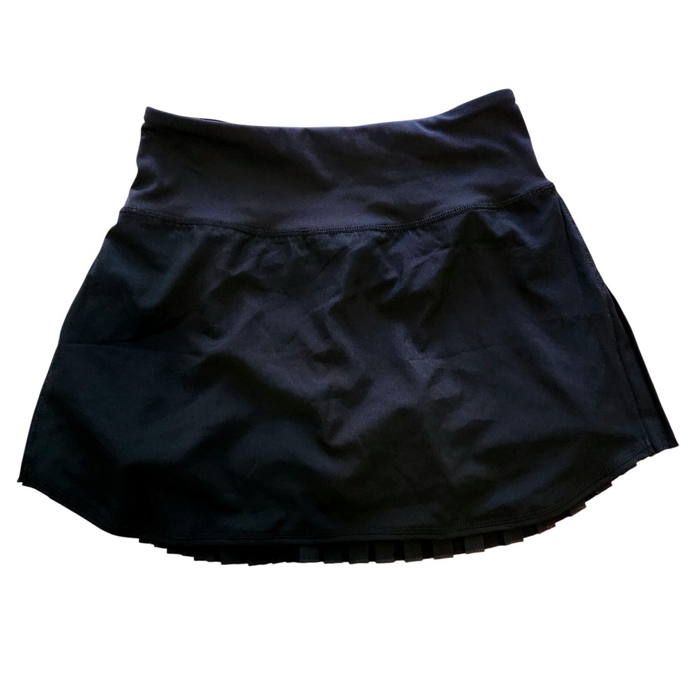Baleaf Girls Black‎ Skort W Pleats  Sz XS Tennis Athletic  Shorts Cheer NWT